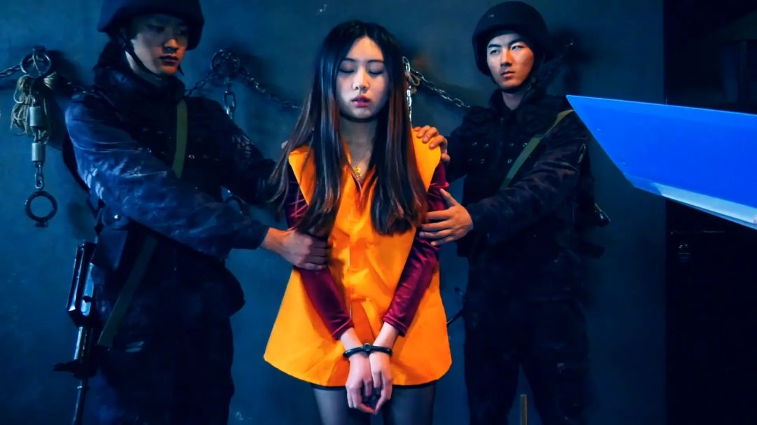 四集法制连续剧《罪恶通奸下场 》 第四集 林沐雪她们三女犯，钉死镣铐，最后被执行枪决-6