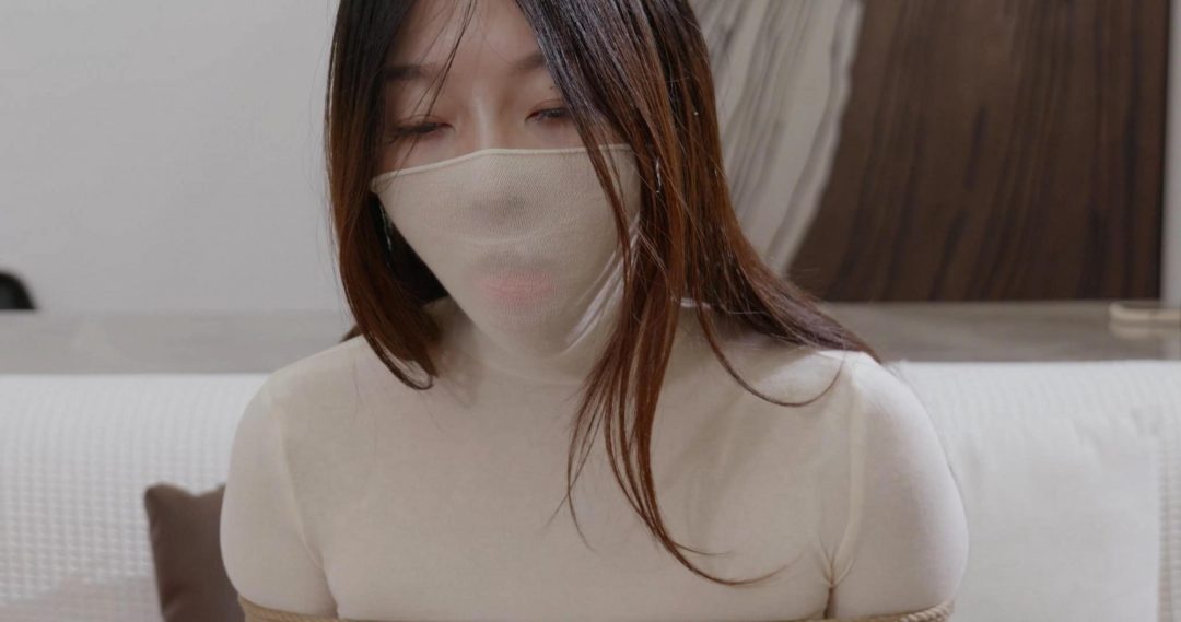【红鲤鱼】女女海绵球堵嘴泡沫胶带封嘴-5