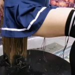 希希挑战马步放置,双重电击强制 失JIN,自我感觉超级爽......