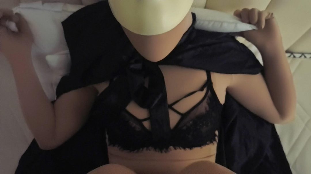 【黑色魅魔の欲求】面具下无脸的黑色魅魔.....kigurumi/zentai/丝袜全包-7
