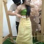 清纯女大约绑风波（嘟嘴的样子很好看）五花大绑+脱白丝+皮革拘束+裸足tk+捆绑调教