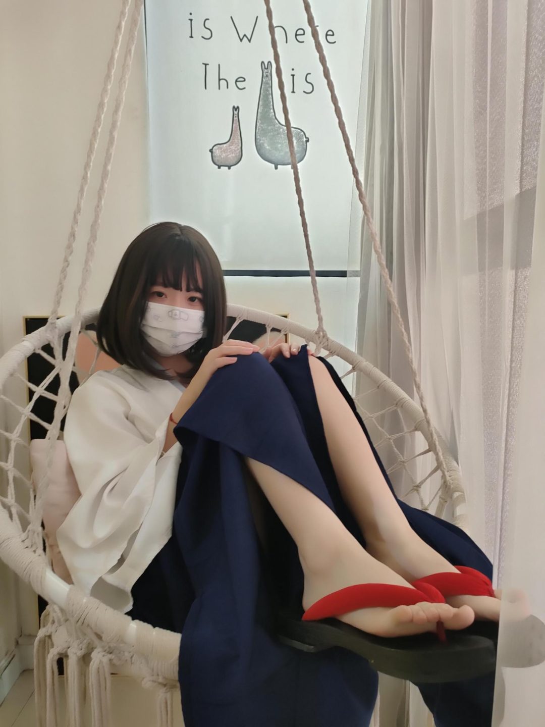 原神神里绫华cos服捆绑调教-4
