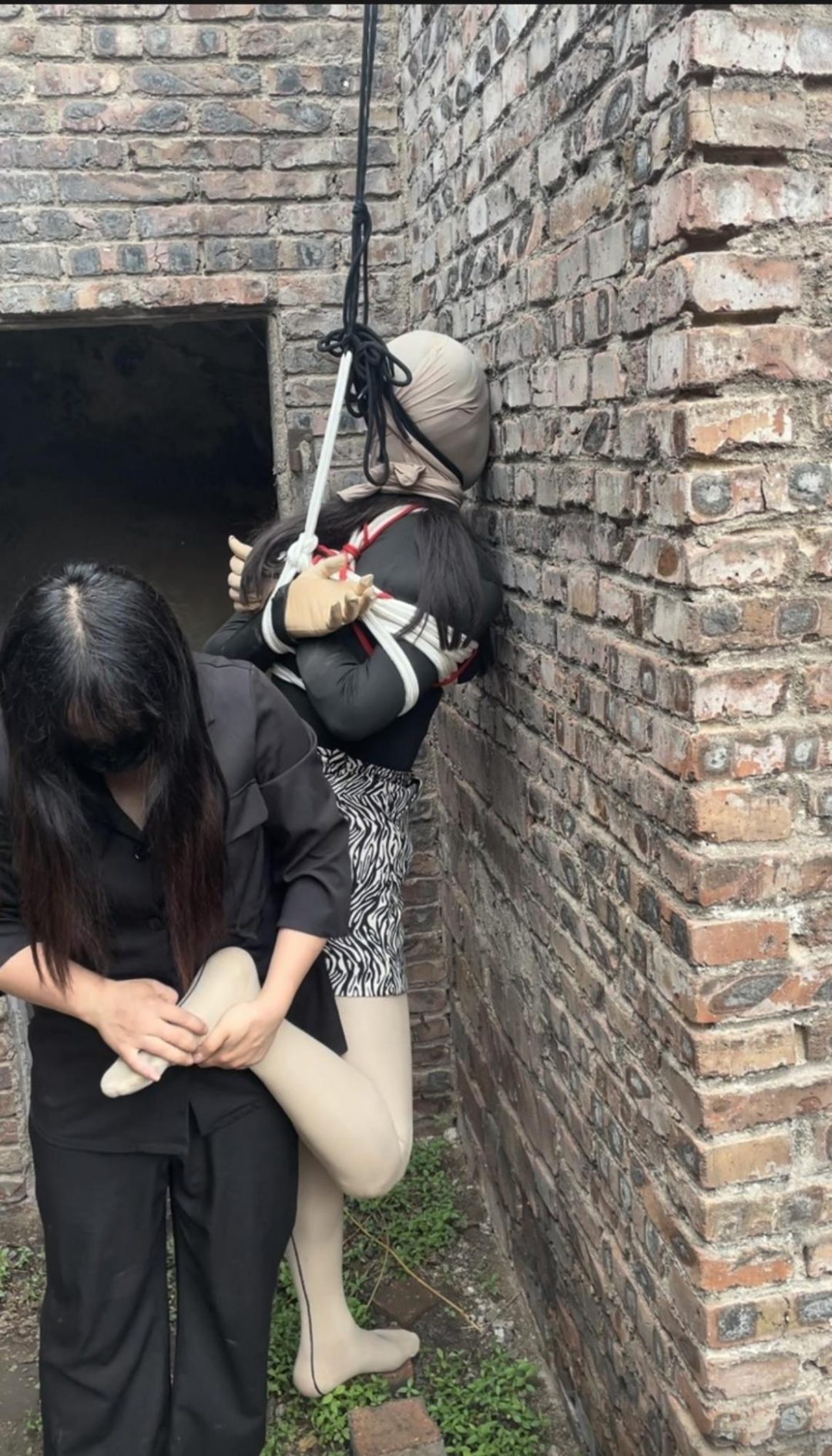 废弃院子 院墙吊起-3