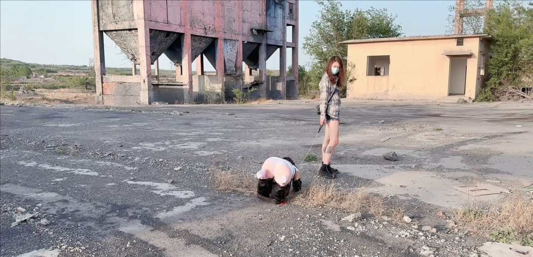 媚娘工作室—狗奴安沐室外调教放置（第一部）-4