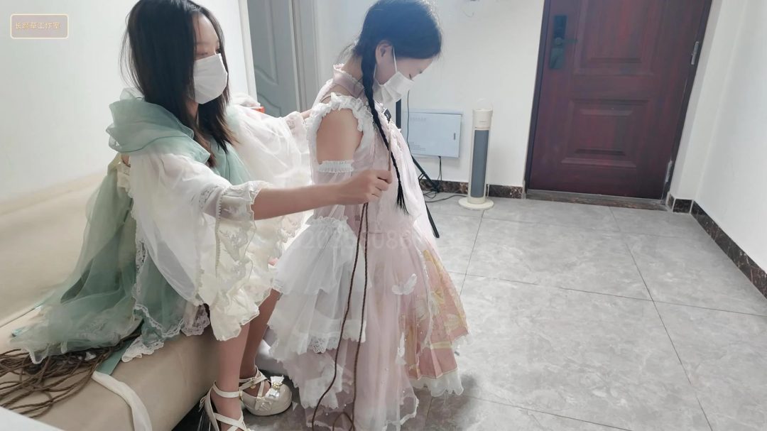 女调女 双子服装 tk口球驷马后高手-5