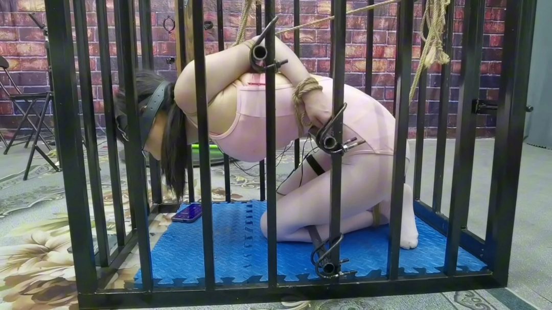 铁笼禁锢女无赖,强制,把灯拉灭后让女无赖幔慢挣扎去吧,是死是活听天由命吧.....-10
