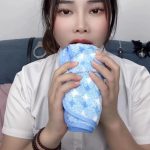 鱼糯糯 jk女主播毛巾堵嘴