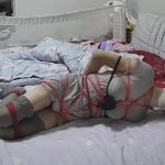 女声伪娘双十一休假在家玩自缚