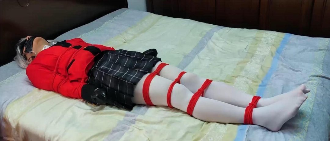 伪娘JK - 拘束TK 2套衣服 黑白丝都有）-6