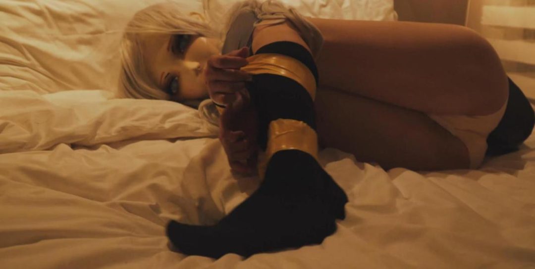 可爱coser女生的首次体验捆绑-5