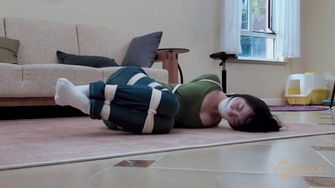 Hogtie 和 Balltie 哪個更難掙脫 第, 第 2 部分 - Balltied-4