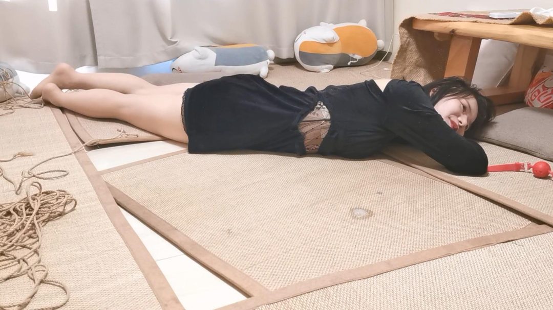 奥特曼定拍：婵婵直臂跪缚+驷马大口球放置-7