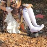 洛丽塔女孩踩泥