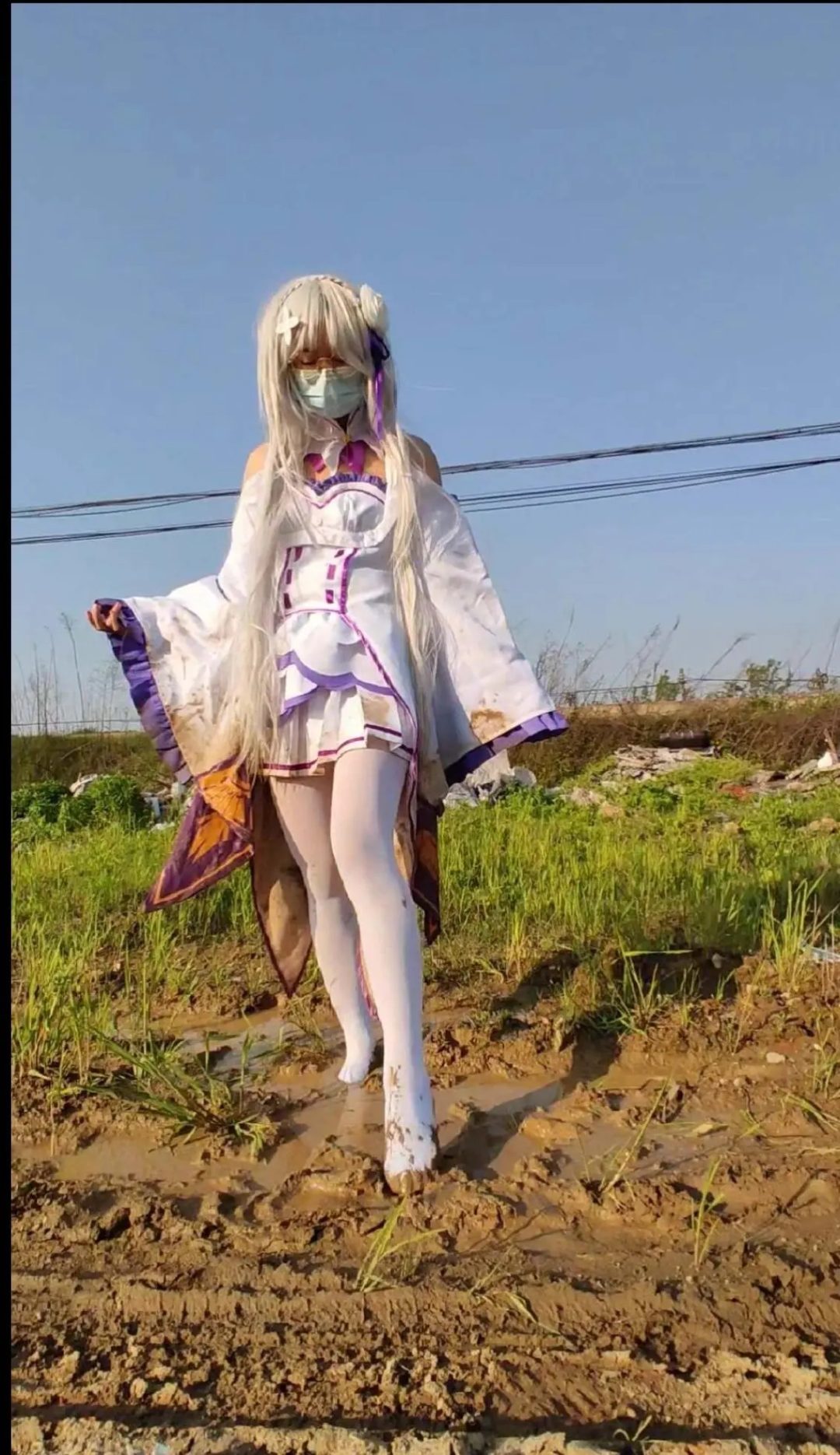 艾米莉亚cos玩泥调教-3