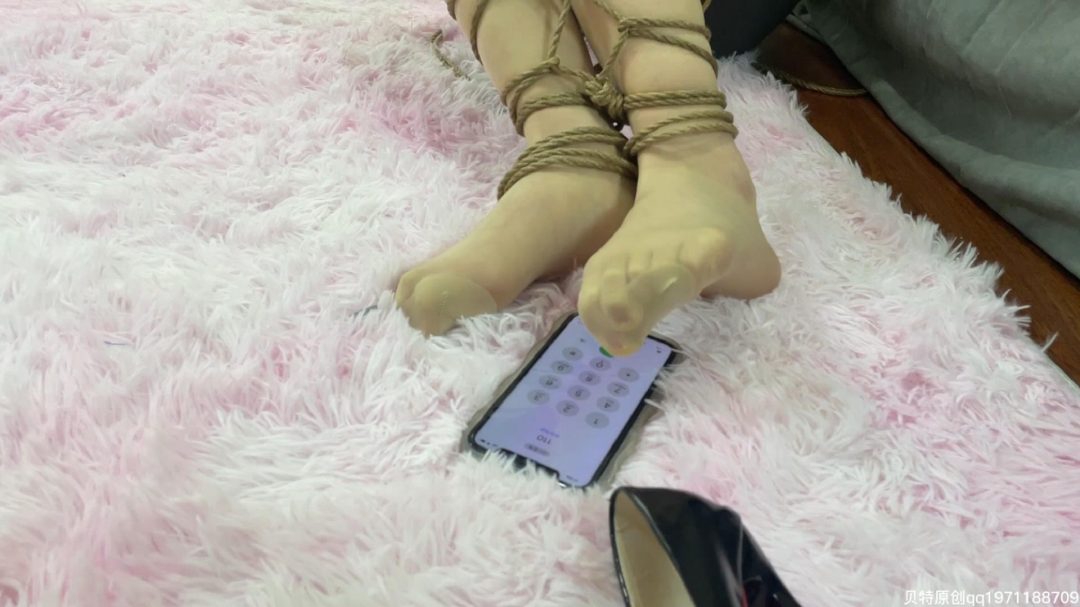 贝特定拍 —琪琪OL装+芭蕾练功服捆绑挣扎-5