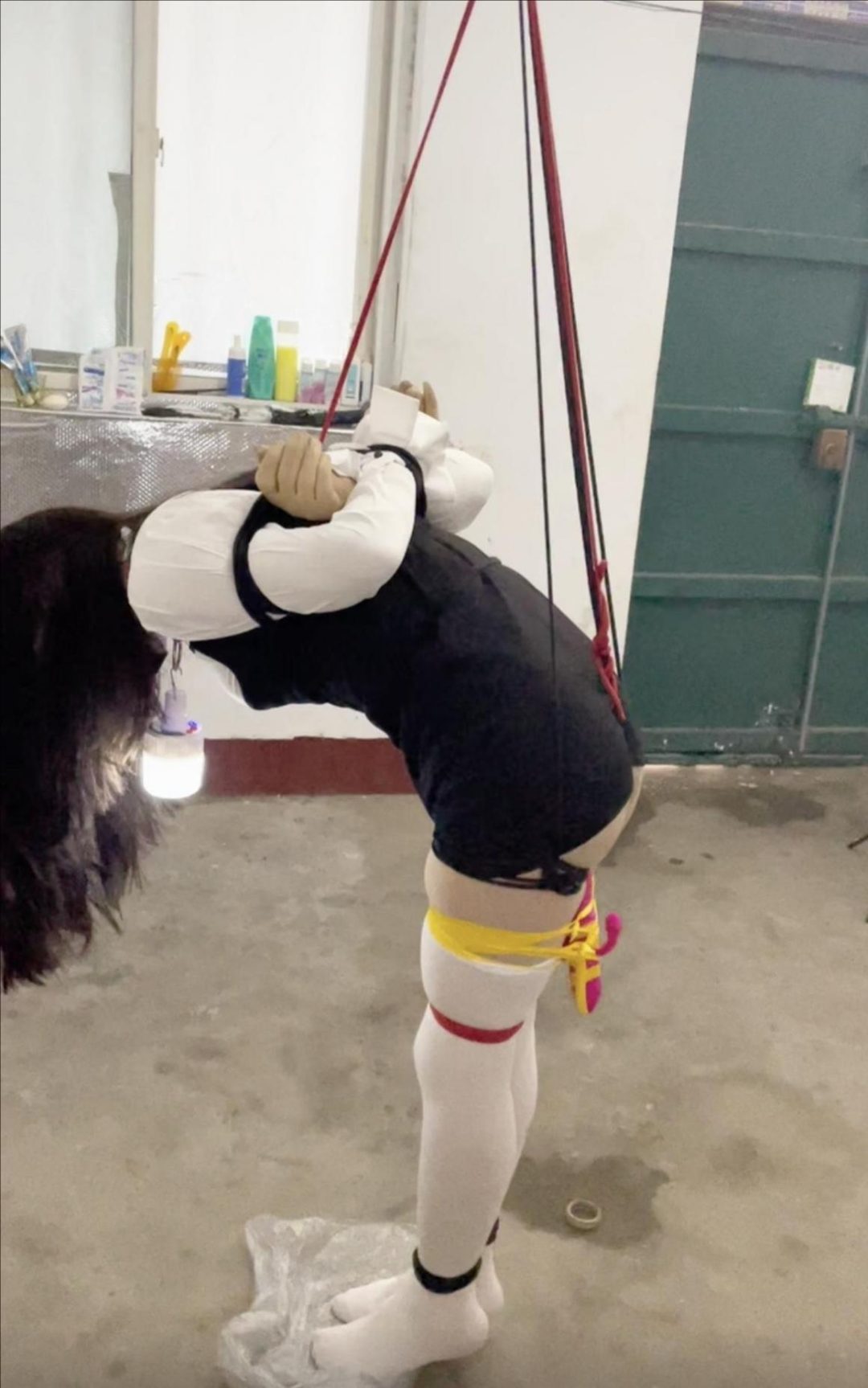 JK制服 长筒白丝调教-6