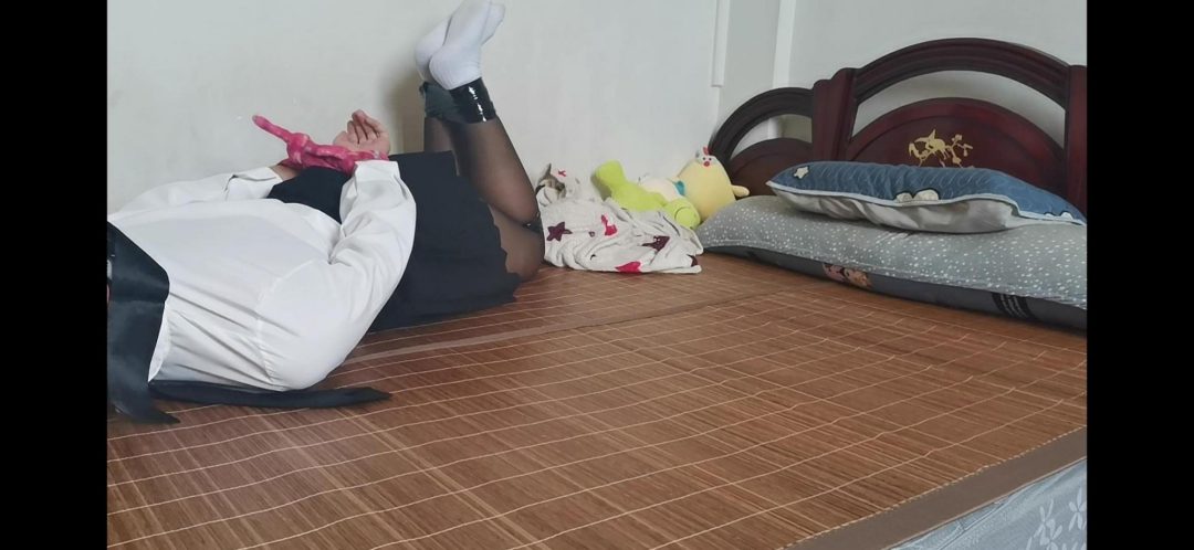 【花酿】黑丝制服自缚-4