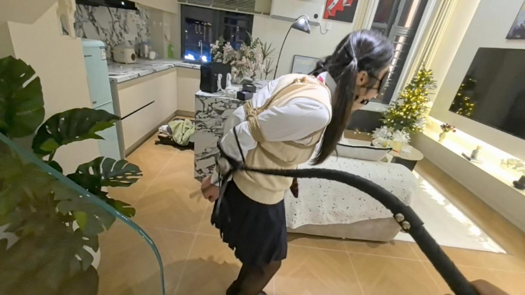 欧式直臂 SP 大号口球释放口水 双层zentai＋双层丝袜睡袋木乃伊＋棉被魔鬼级捂闷挑战-4