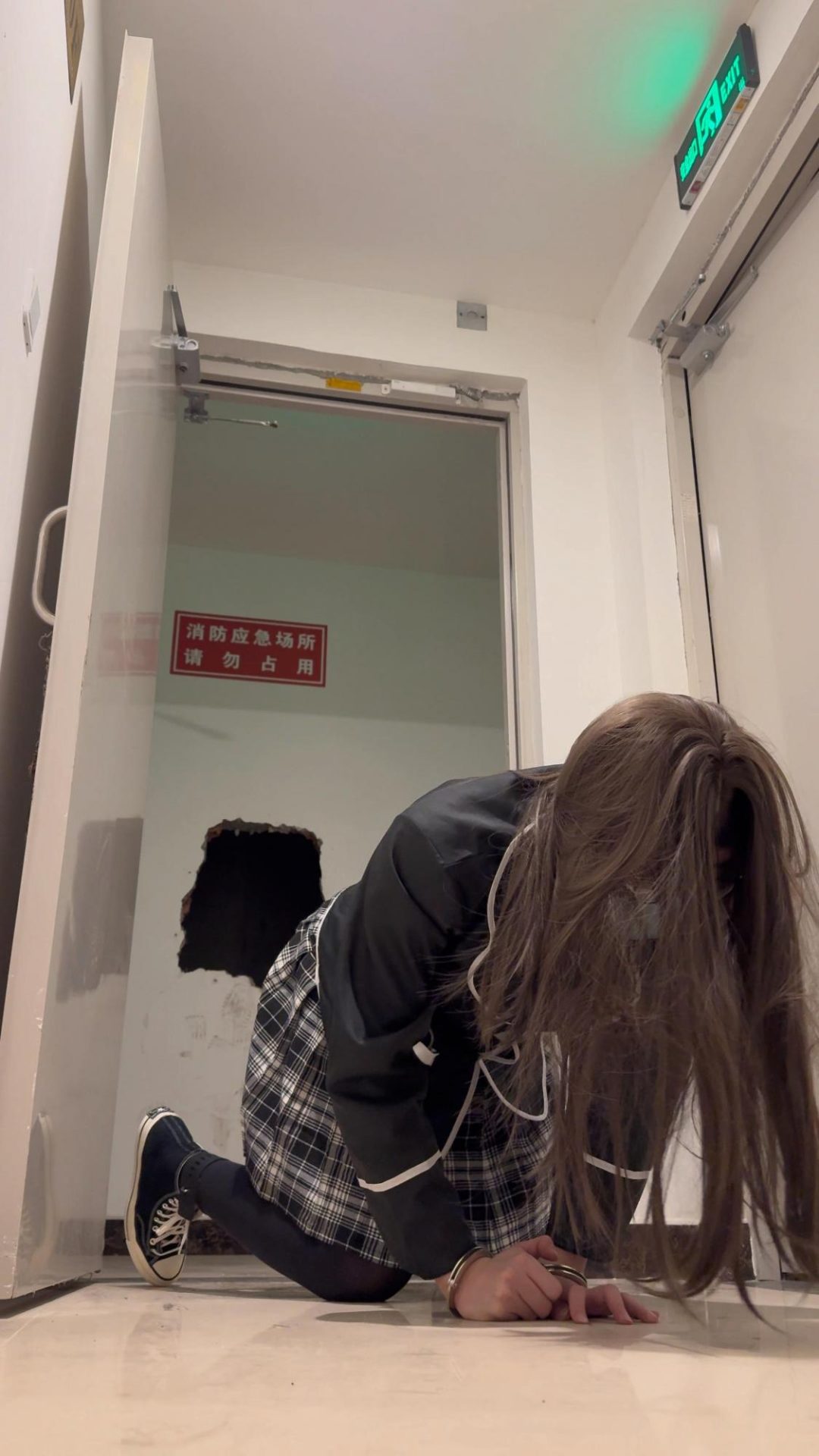 楼道JK帆布鞋分腿器吊缚SubM-6