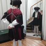伪娘白丝斗篷JK 锁链站缚放置 椅缚固定伪百合