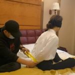琳斓肉丝秘书装胶带挣扎