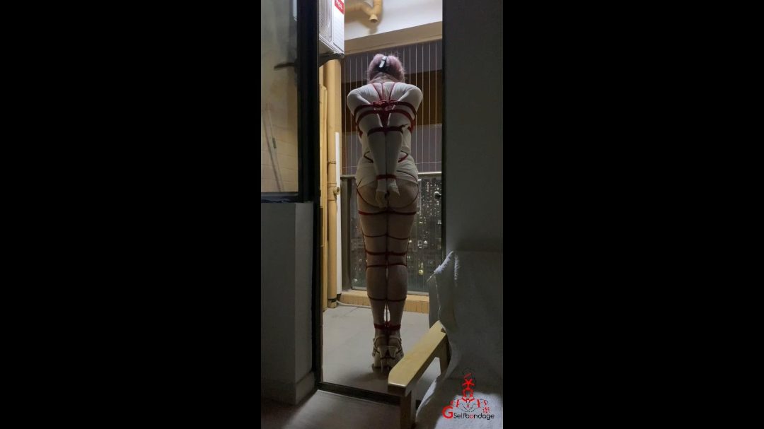 CD伪娘小诡的自缚 公园的清晨-4