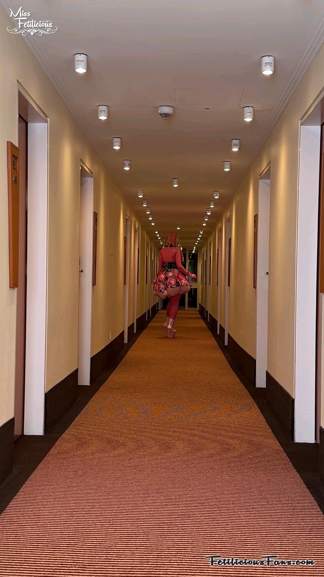 Pink flower girl-2