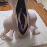 【狸猫】女M 6层zentai全包紧身衣上锁，极限多层做游戏，穿脱全过程