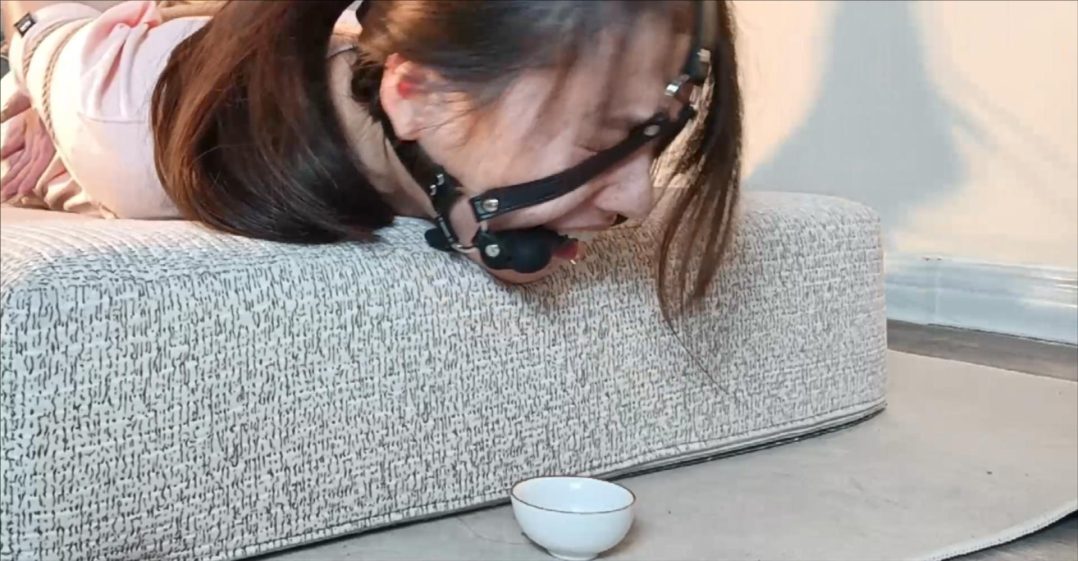 文静，眼睛学姐白袜牛仔裤捆绑游戏第四季，玲珑白袜、超级敏感，重挠与饲喂-3