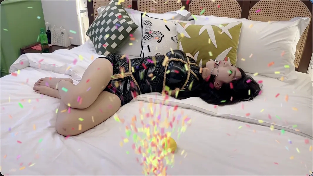 想要挣脱的皮革极品女神～高颜值大长腿完美身材-3
