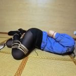 女保安制服丝袜勒嘴捆绑！