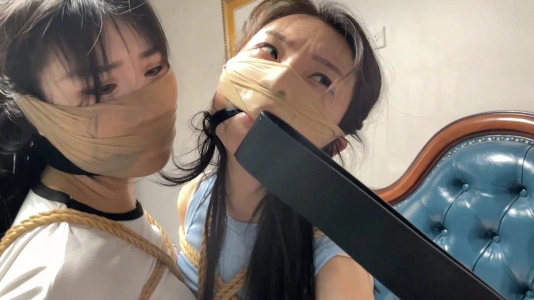 柳洋、吴晗主演DID剧情片《姐妹惊魂》（下）被捆绑囚禁的丝袜姐妹被迫摩擦并遭受毒刑折磨！-3