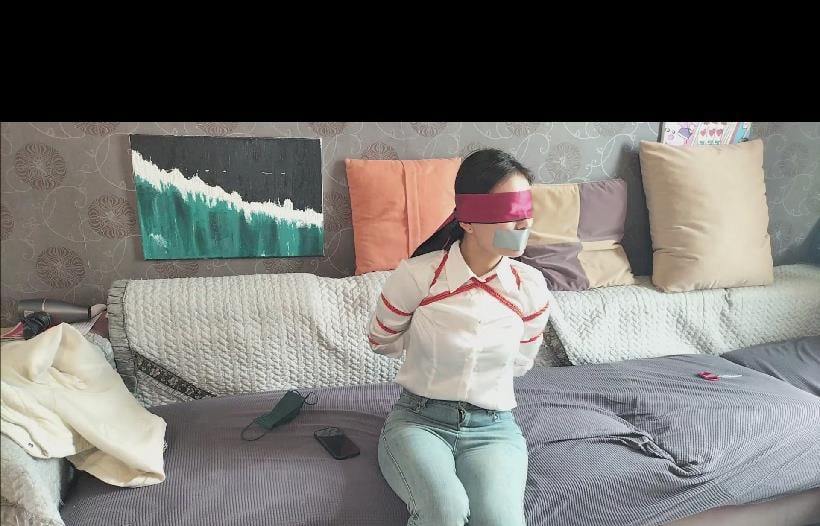 新模红绳讲述挑战如被坏人捆绑绑架，如何利用手机和道具逃脱求生，不断挣扎-7