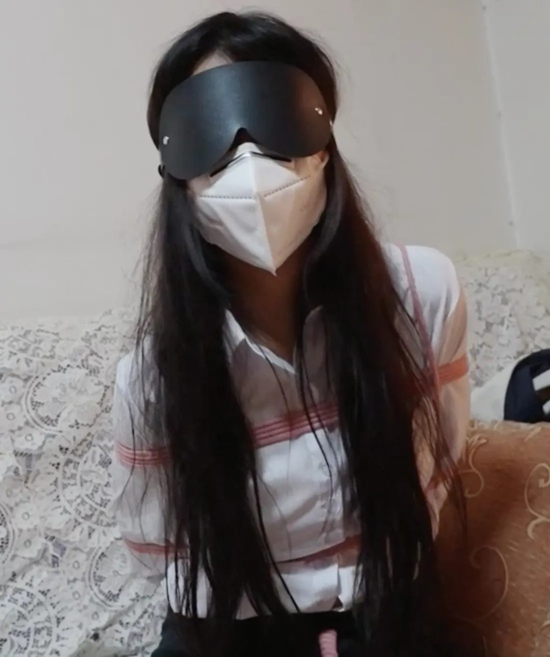 jk、黑丝、短裙、短靴、制服、肉丝捆绑放置合集-4