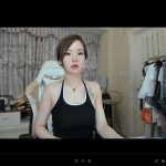 曦曦Stacey之欲桃露脸真人完整佩戴过程以及流口水