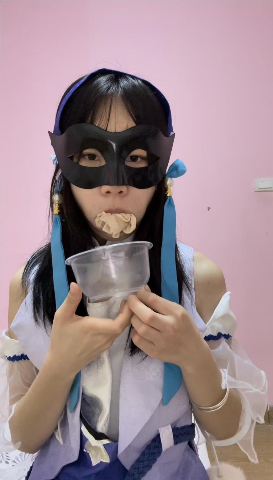 肉丝堵嘴 口水丝过程-3
