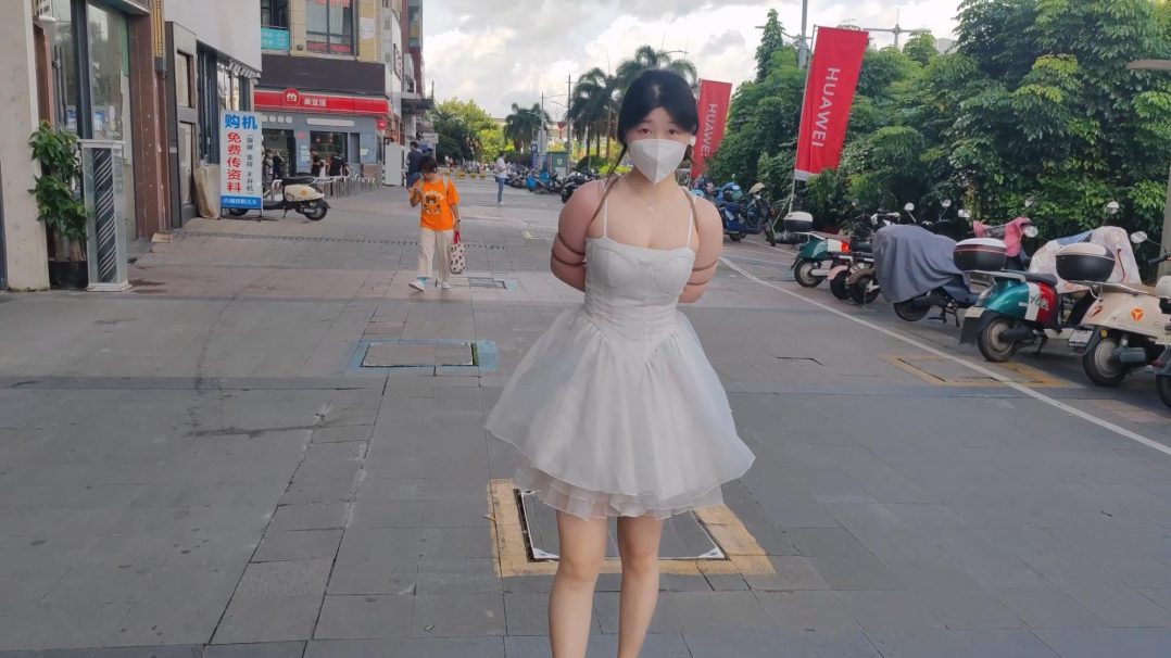 长颜草定拍，捆绑户外逛街，过马路，摊位便利店购物-2