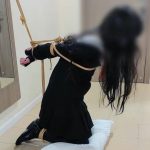 [cosplay]地狱少女-阎魔爱 伪娘跪缚 椅缚 锁链 TK挣扎
