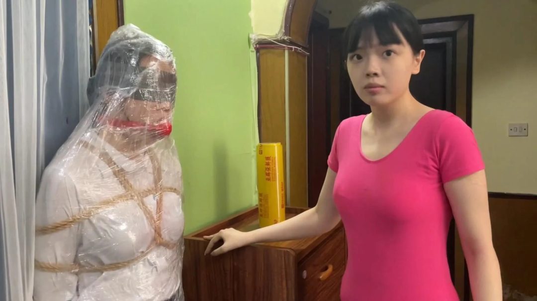 云雀定拍—《没有赢家的游戏》双人保鲜膜捆绑全包+致敬经典韩剧片段-4