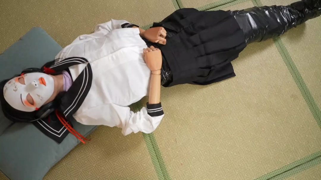【嗷嗷】TWDZ我的机器人女友，黑色胶带木乃伊伪装拘束！-5