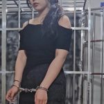 模特金属手铐