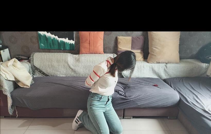 新模红绳讲述挑战如被坏人捆绑绑架，如何利用手机和道具逃脱求生，不断挣扎-5