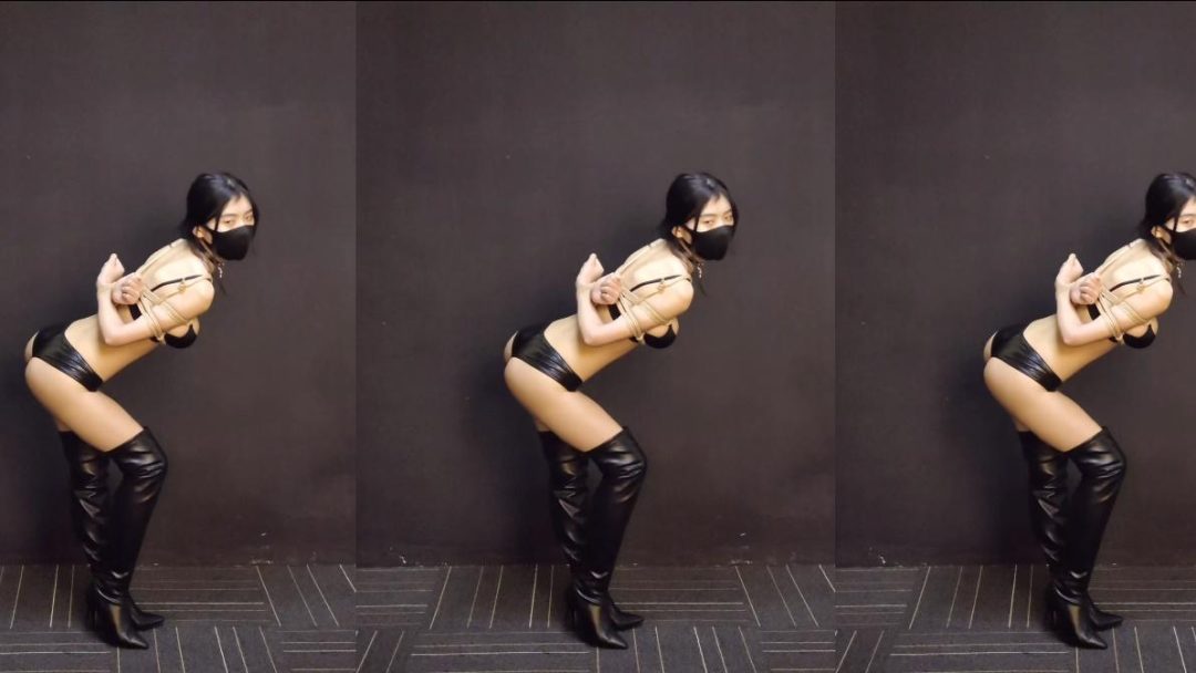 [AOA - Like a Cat] K-POP 绳索束缚舞.Rope Bondage Dance(绳索束缚版本,Rope bondage version)-7