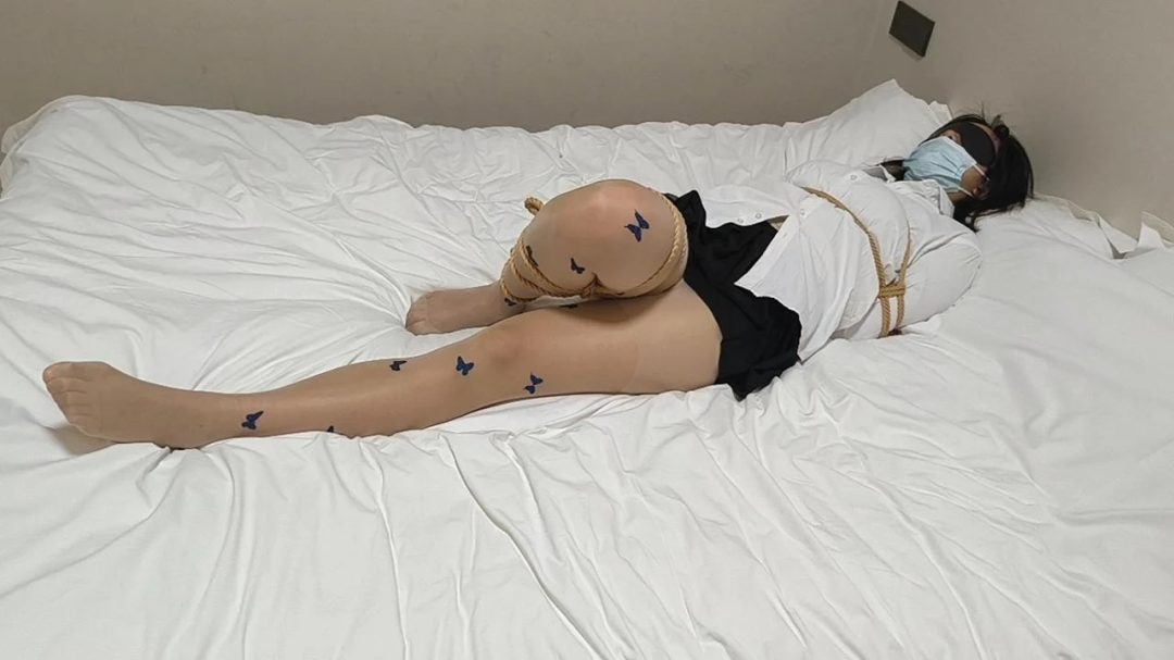 小竹 在读生 调教 印花肉丝 tk 调教（上）-4