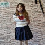 大学生妮妮试镜，大号口球堵嘴《后手观音和直臂并腿海老缚放置》绑得只能扭动完全动不了，大号口球把小嘴塞满撑到极限，受不了，只能挣吟叫解开