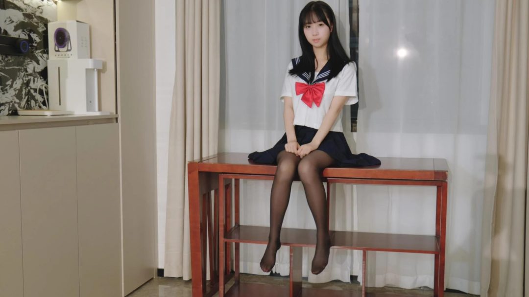 【袜得肤原创摄影】安娜黑丝JK水手服加长纯享版-4