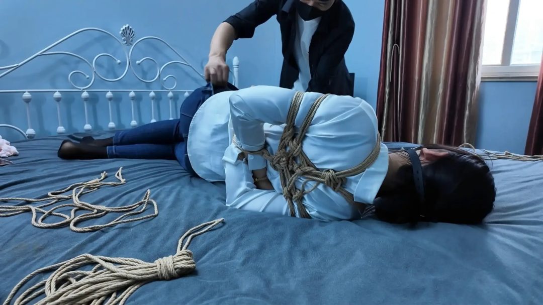绳屋藏娇 私人定制-魏灿驷马床缚-3