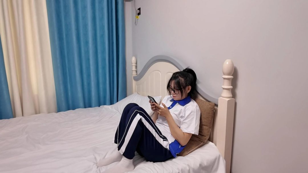 小遥的故事之五花床上捆绑-4