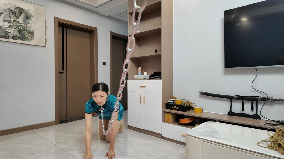 佳佳后手观音M腿展示-1
