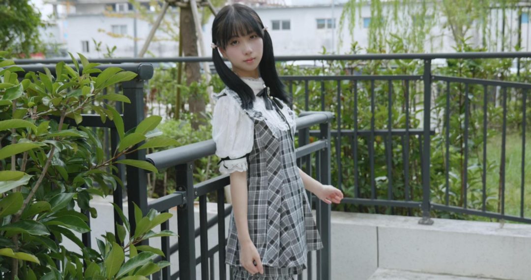 【袜得肤原创摄影】安娜可爱长裙半透白丝户外诱惑-4